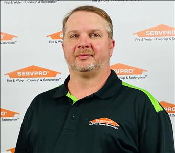 male, hat, serious, SERVPRO background